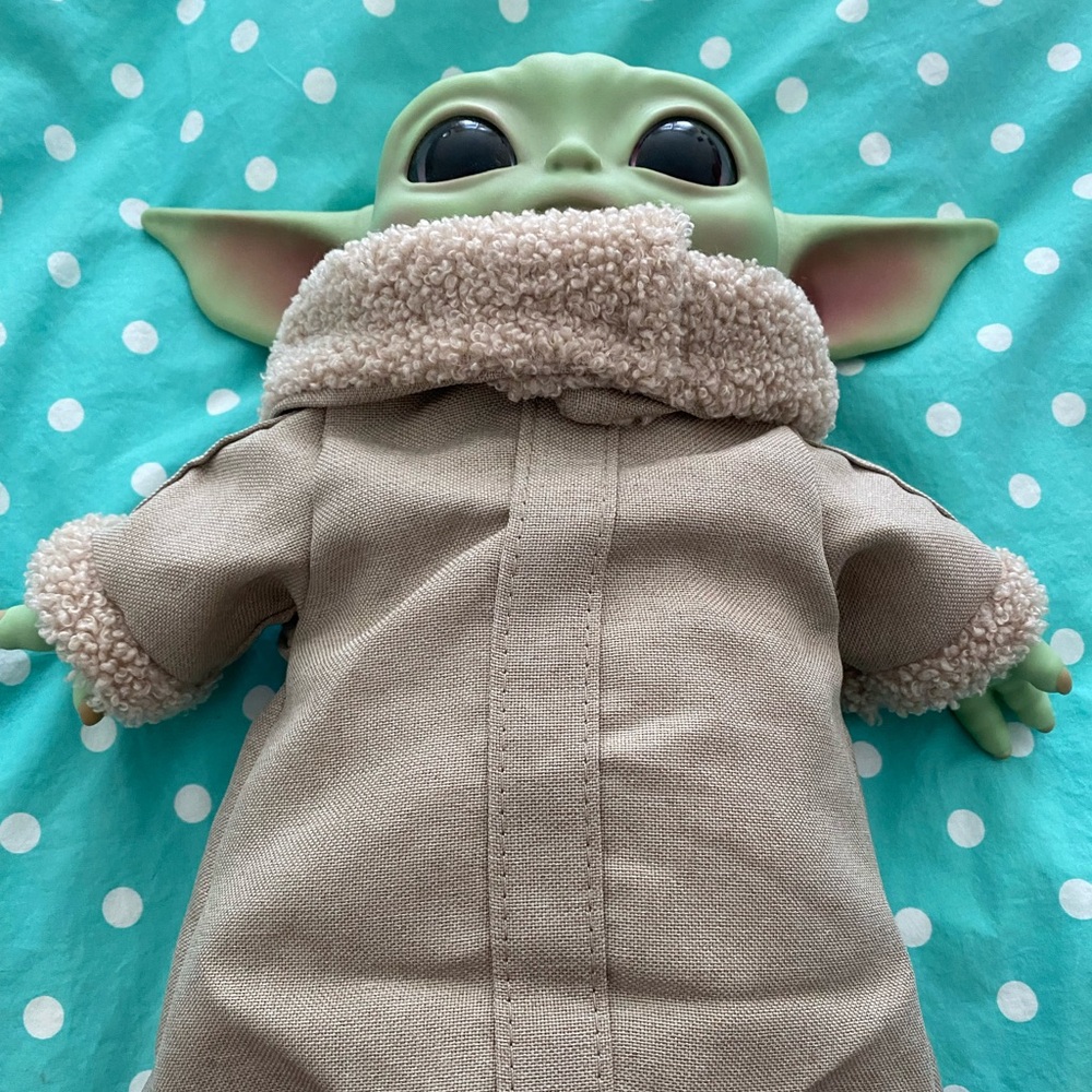 Star Wars Mandalorian The Child 11" Plush Baby Yoda Grogu Doll Mattel